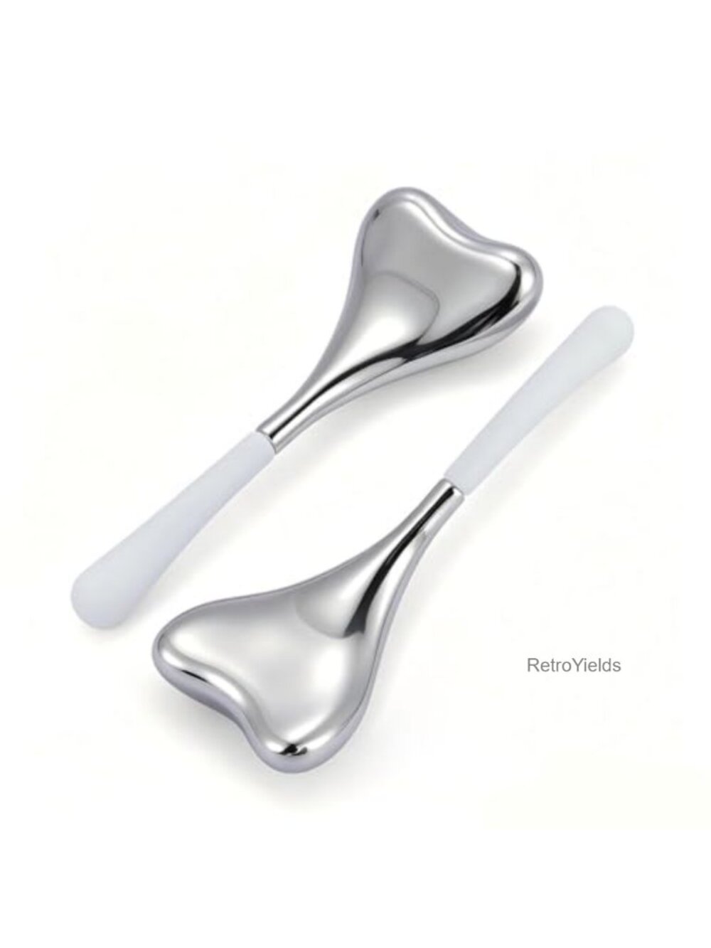 Stainless Steel Gua Sha & Ice Globe Cryo Sticks Set Facial Roller